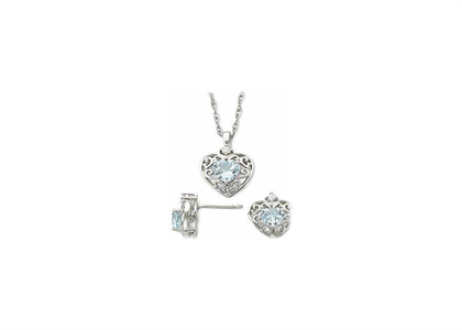 Rhodium Plated | Fashion Pendant Sets